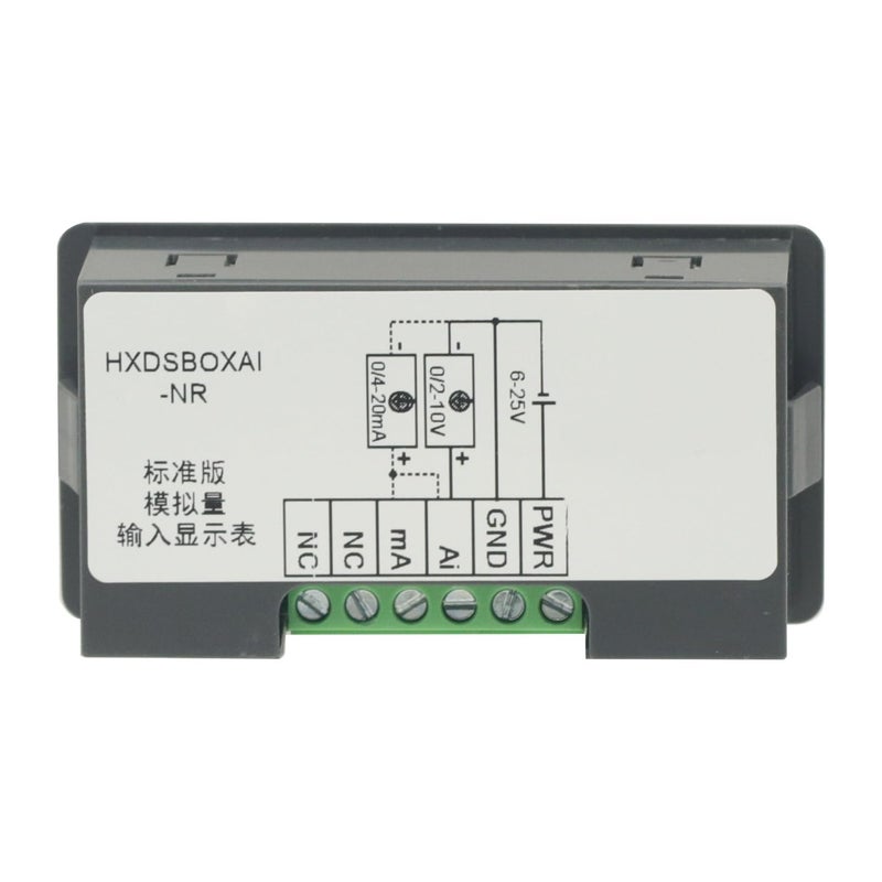 GODIYMODULES عداد عرض رقمي 0-10V 0-20mA 2-10V 4-20mA إدخال إشارة تناظرية عداد لوحة قياسية/RS485/ريلاي (الإصدار القياسي) - Image 2